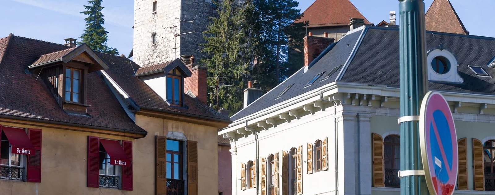 Le vieil Annecy et son château, en Haute-Savoie